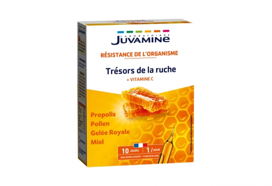 Gelée royale, Pollen, Propolis, Miel Résistance de l'organisme