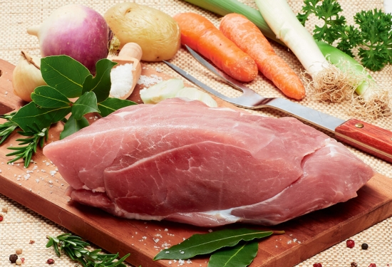 Palette de porc 1/2 sel sans os