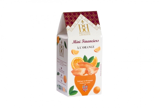 Mini financiers pur beurre saveur orange