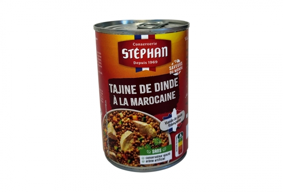 1/2 Tajine de dinde à la marocaine