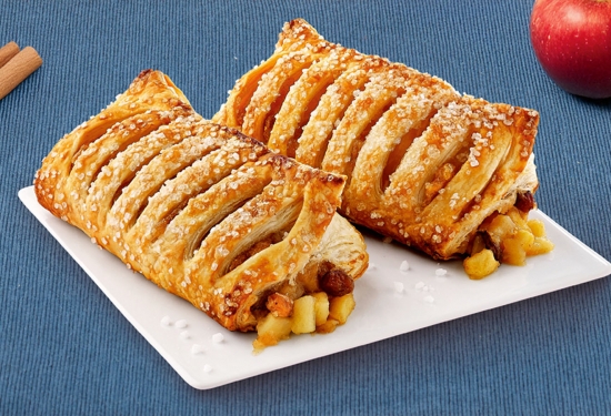 2 Strudels aux pommes, à cuire