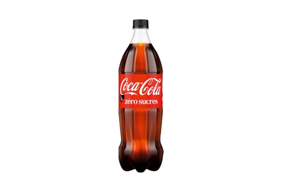 Lot de 6 bouteilles de Coca-Cola sans sucres