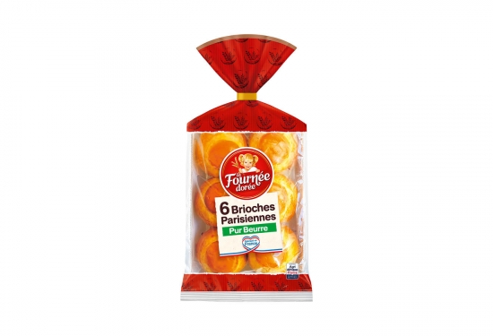 6 brioches parisiennes au beurre
