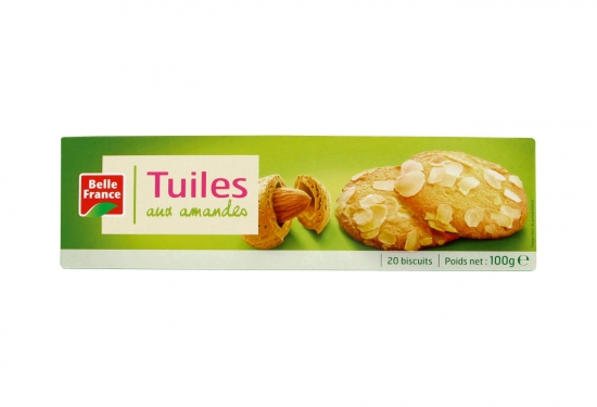 Lot de 4 paquets de tuiles aux amandes