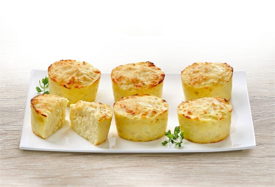 6 Mini-gratins de choux-fleurs