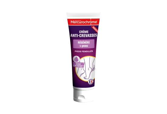 Crème anti-crevasses talons