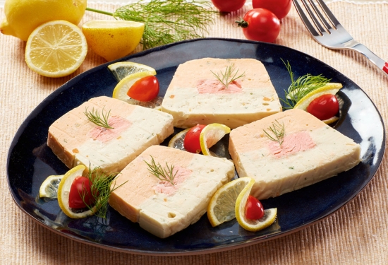 4 Tranches de terrine au saumon