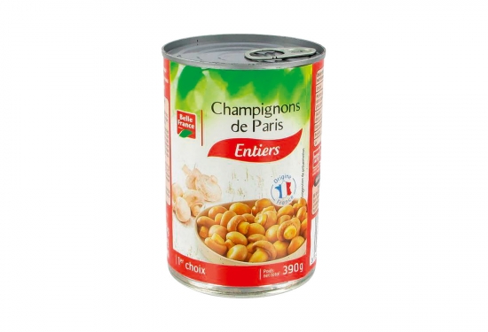 1/2 Champignons de Paris entiers 1er choix