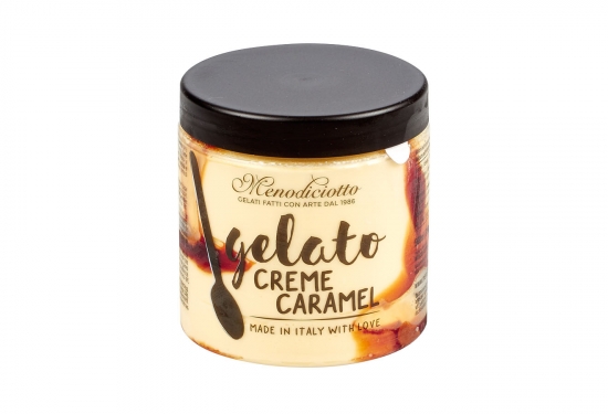 Glace caramel, sauce au caramel