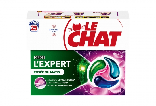 Lessive en doses Le Chat l'Expert Rosée du matin