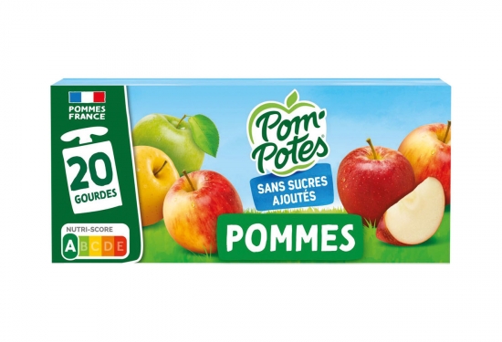 20 Pom'potes pomme nature