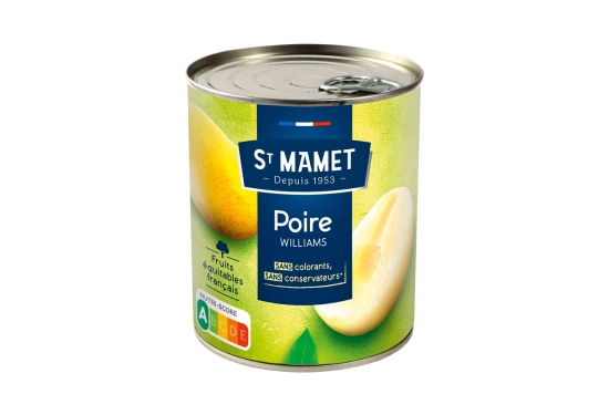 4/4 Poires Williams au sirop