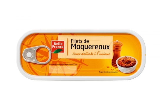 Filets de maquereaux sauce moutarde à l'ancienne