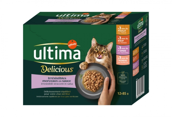 Ultima en sauce pour chat stérilisé