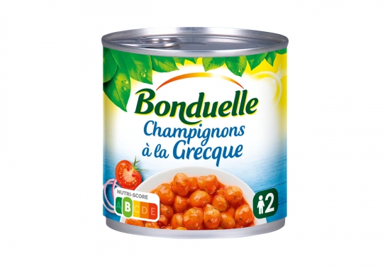 Champignons à la Grecque boîte1/2 tomates, oignons