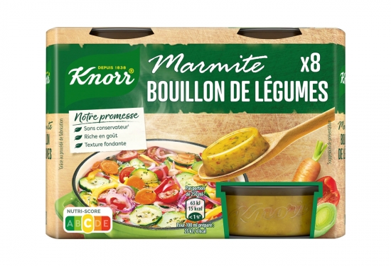 Marmite de bouillon de légumes