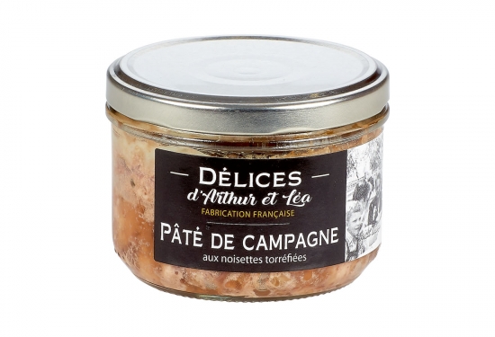 Pâté de campagne aux noisettes torréfiées