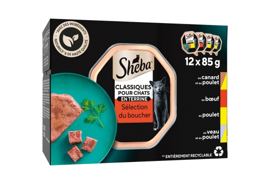 Sheba Sélection du Boucher en terrine 12 x 85g