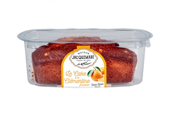 Cake à la clémentine, coeur lemon curd