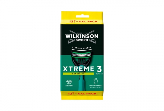 12 rasoirs jetables 3 lames