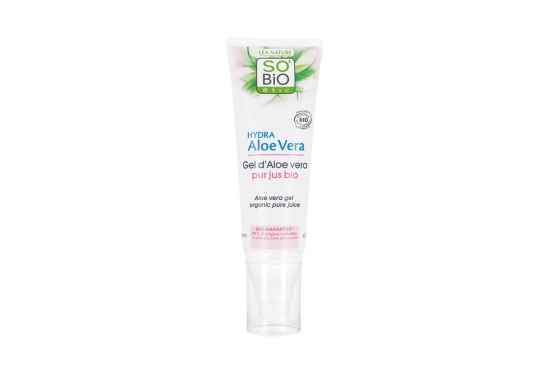 Gel d'aloe vera pur jus peaux sensibles