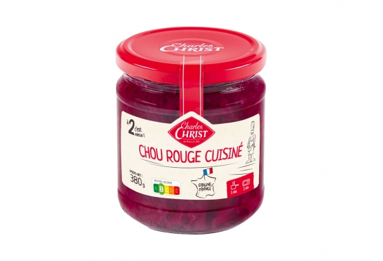 Chou rouge cuisiné