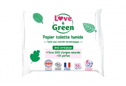 55 lingettes toilettes