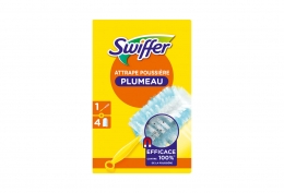 Plumeau attrape-poussière + 4 recharges