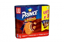 Lot de 3 x 15 Prince fourrés chocolat