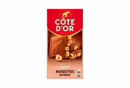 Bloc lait noisettes entières
