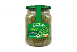 Haricots verts extra-fins cueillis, rangés main