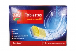 32 tablettes lave-vaisselle Tout en 1