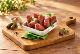 10 Mini-saucisses fumées, à cuire