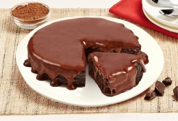 Brownie avec nappage chocolat