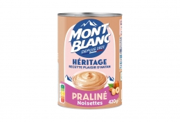 Crème dessert héritage praliné noisettes