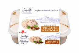 Bac de crème glacée praliné Nuciola