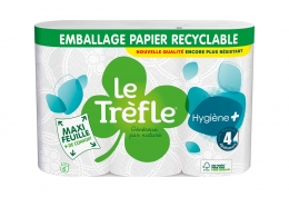 6 rouleaux de papier toilette blanc Hygiène +