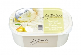 Bac de sorbet poire