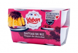 4 mini Gâteau de riz nappé de chocolat