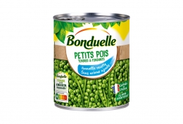 4/4 Petits pois étuvés sans arôme ajouté