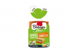 Pain de mie grandes tranches à la farine complète