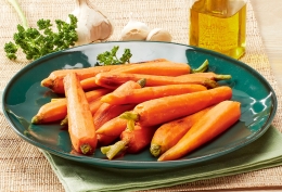 Mini-carottes avec fanes