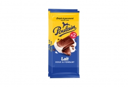 Lot de 2 tablettes de chocolat lait