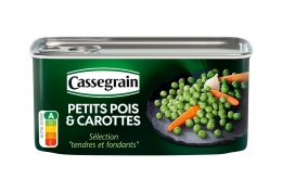 1/4 Petits pois carottes