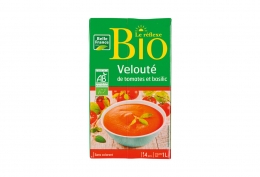Velouté de tomates et basilic