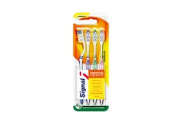 4 brosses à dents Protection intégrale médium