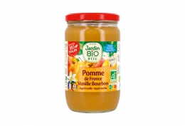 Compote pomme/vanille Bourbon 100% fruits