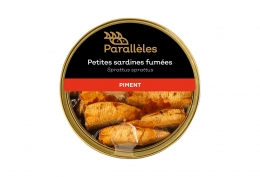 Petites sardines fumées de Riga MSC au piment
