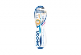 Brosse à dents souple Soin interdentaire & gratte langue