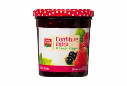 Confiture extra 4 fruits rouges